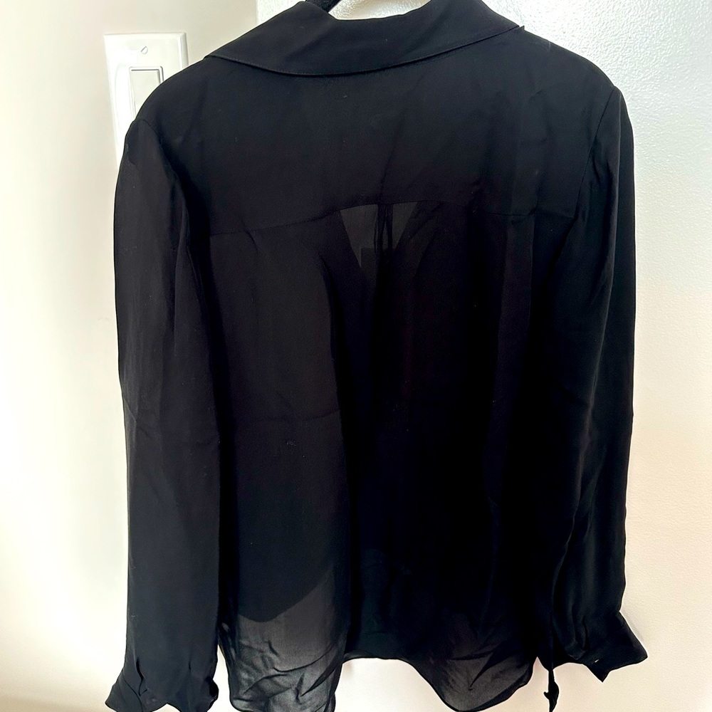 L’AGENCE Black blouse- Size: XS